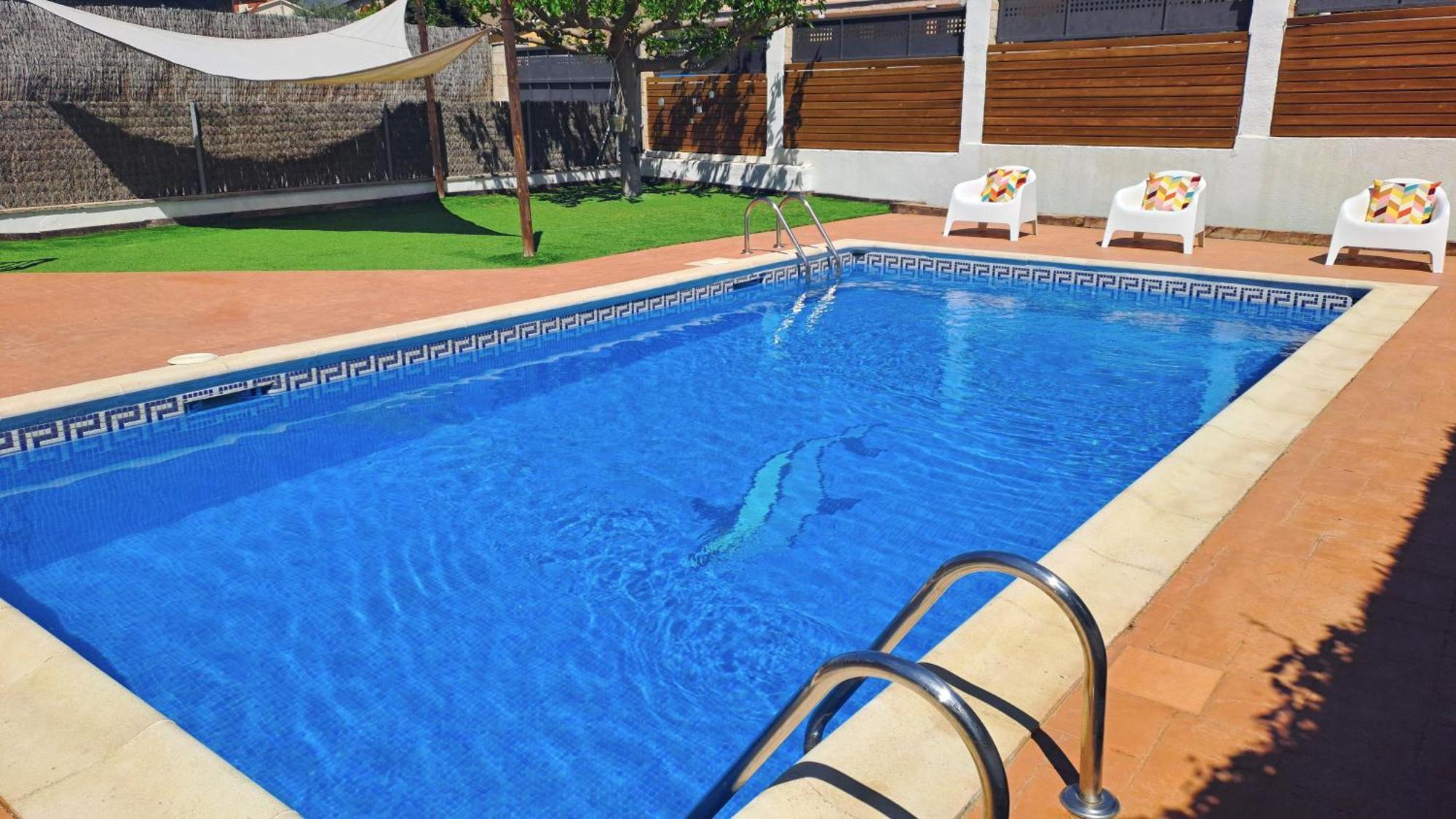 Morera Blanca Piscina, Barbacoa, Chill-Out San Mateu de Bages Exterior foto