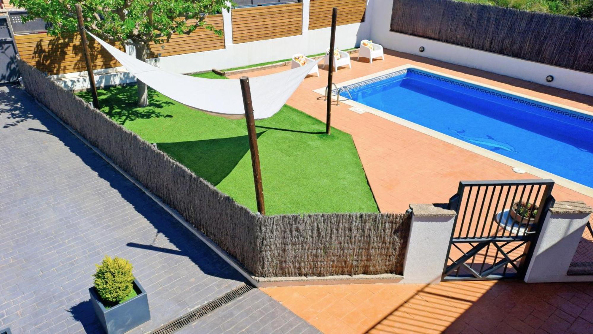 Morera Blanca Piscina, Barbacoa, Chill-Out San Mateu de Bages Exterior foto